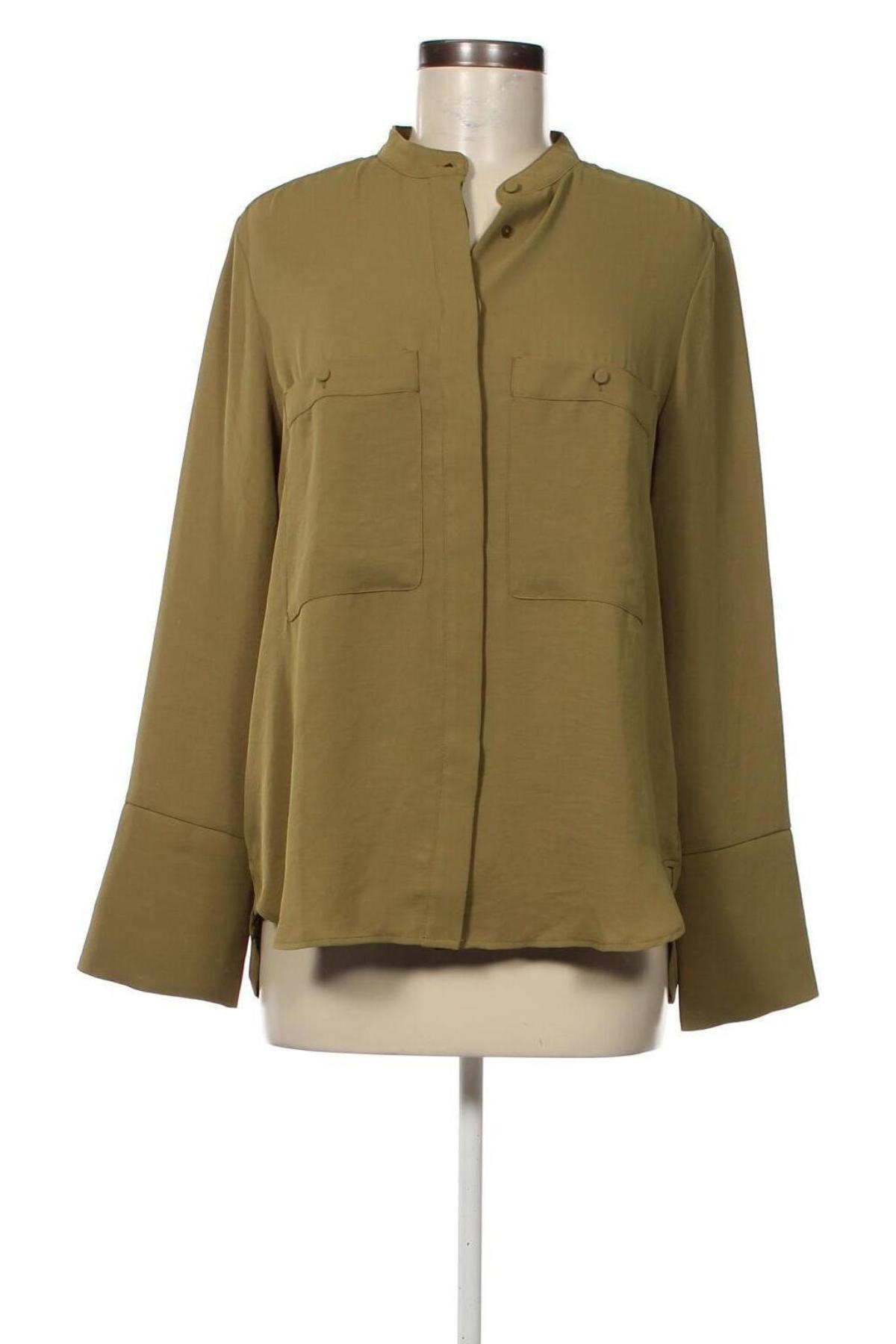 Γυναικείο πουκάμισο Mango, Μέγεθος M, Χρώμα Πράσινο, Τιμή 13,81 €