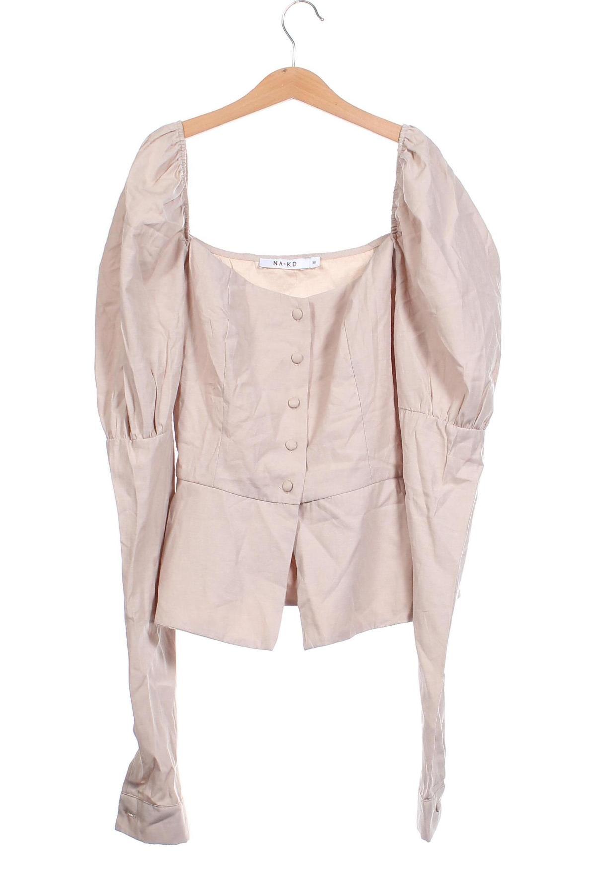 Γυναικείο πουκάμισο NA-KD, Μέγεθος M, Χρώμα Γκρί, Τιμή 21,03 €