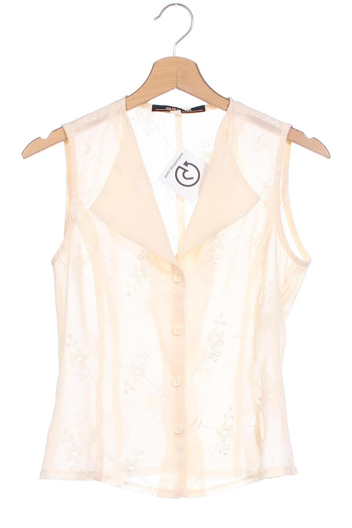 Γυναικείο πουκάμισο Nia & Dorado, Μέγεθος S, Χρώμα Εκρού, Τιμή 8,10 €