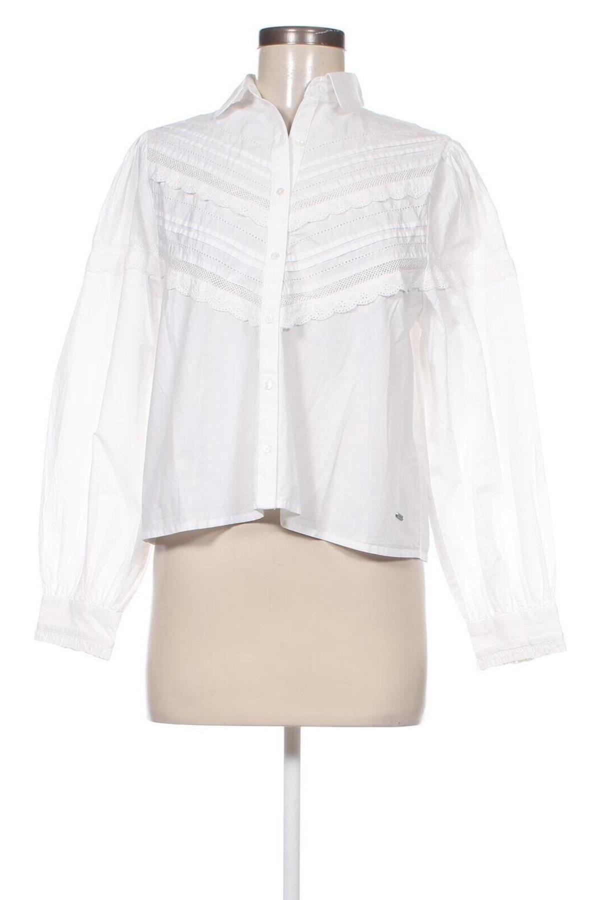 Γυναικείο πουκάμισο Pepe Jeans, Μέγεθος S, Χρώμα Λευκό, Τιμή 16,70 €