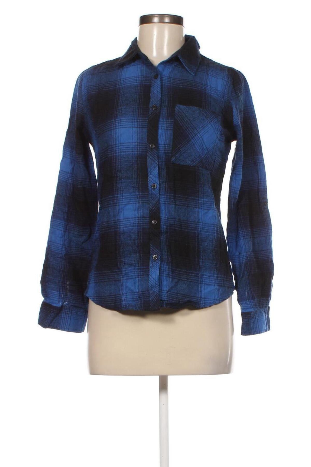 Γυναικείο πουκάμισο Primark, Μέγεθος XS, Χρώμα Μπλέ, Τιμή 3,09 €
