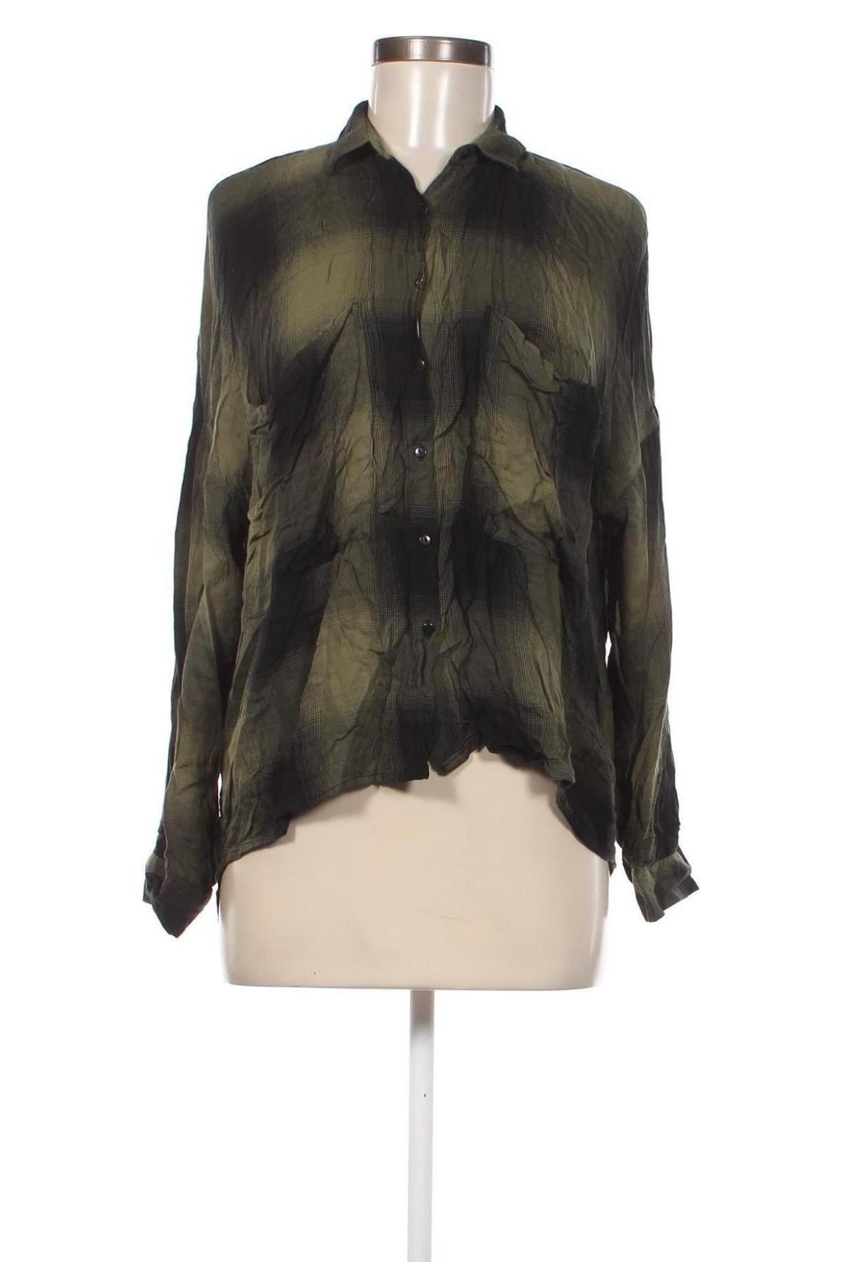 Γυναικείο πουκάμισο Pull&Bear, Μέγεθος S, Χρώμα Πολύχρωμο, Τιμή 6,03 €