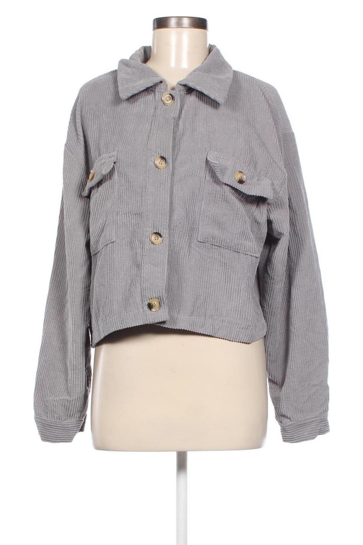 Γυναικείο πουκάμισο SHEIN, Μέγεθος M, Χρώμα Γκρί, Τιμή 3,40 €