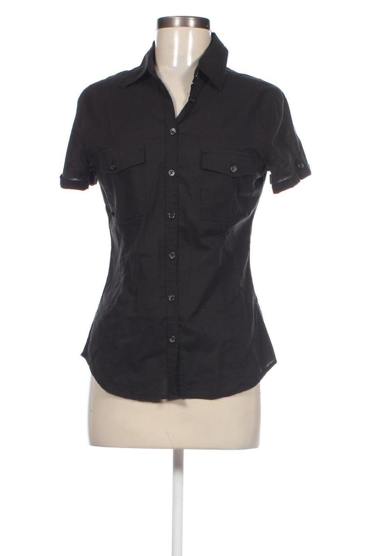Γυναικείο πουκάμισο Terranova, Μέγεθος M, Χρώμα Μαύρο, Τιμή 6,54 €