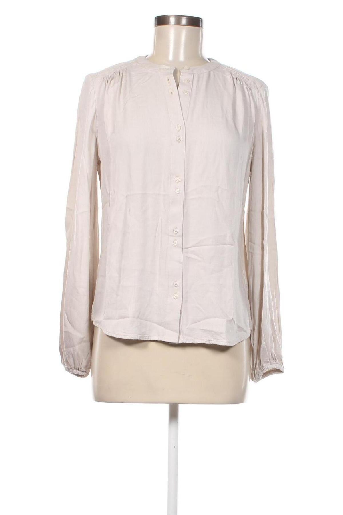 Γυναικείο πουκάμισο Tom Tailor, Μέγεθος S, Χρώμα Εκρού, Τιμή 16,33 €