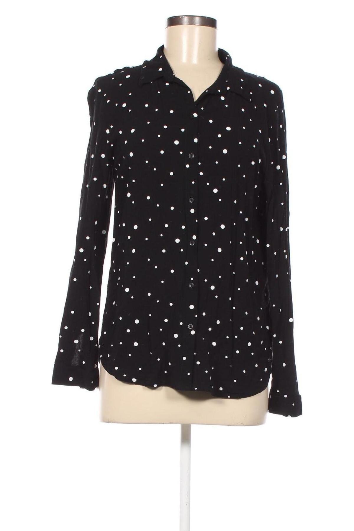 Γυναικείο πουκάμισο Tom Tailor, Μέγεθος M, Χρώμα Μαύρο, Τιμή 6,31 €