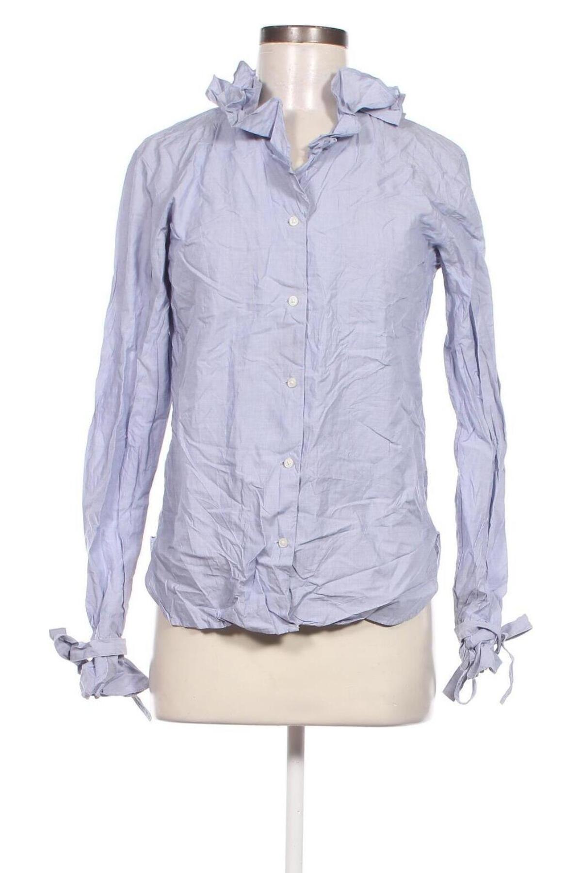 Γυναικείο πουκάμισο Uniqlo, Μέγεθος S, Χρώμα Μπλέ, Τιμή 21,03 €