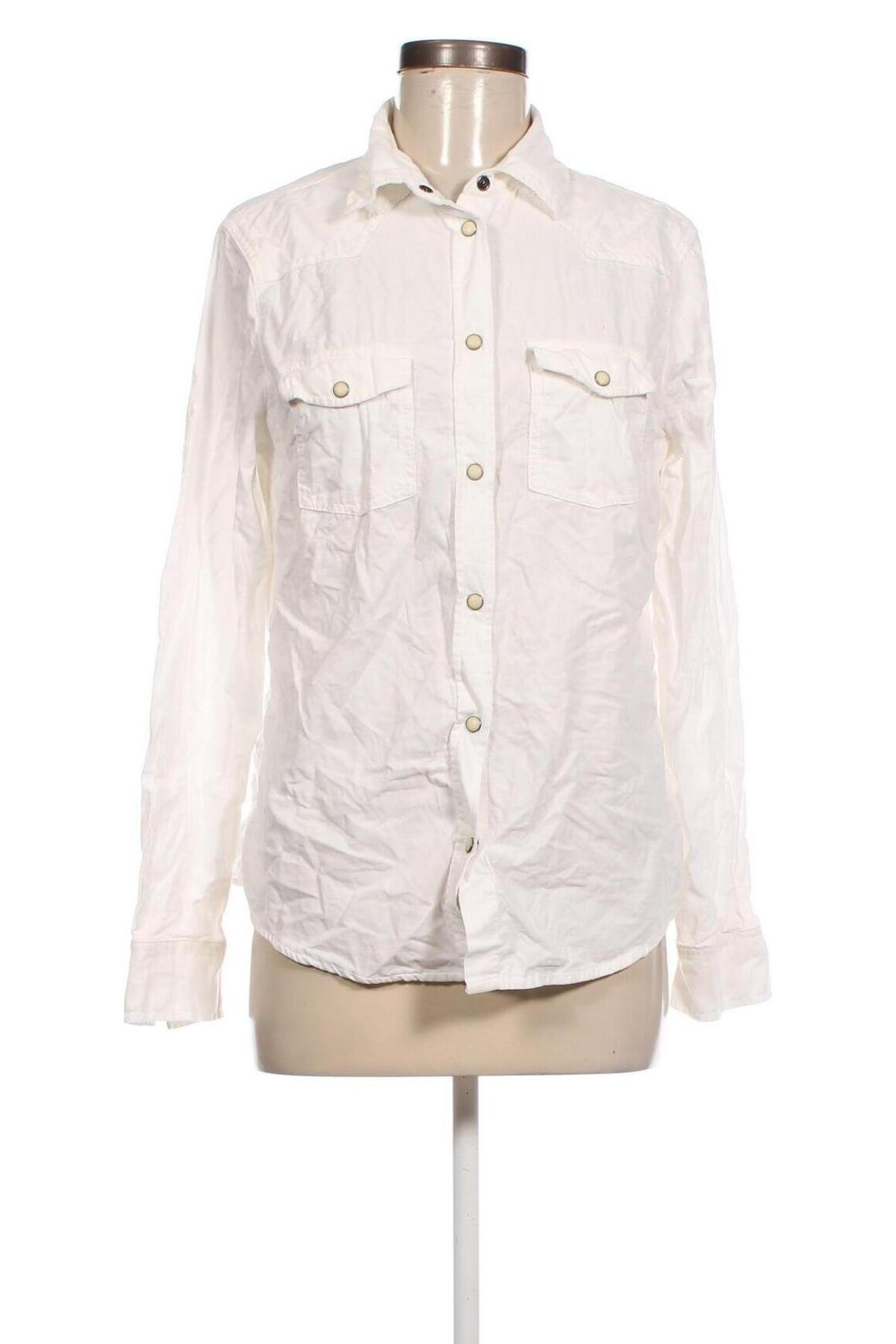 Γυναικείο πουκάμισο United Colors Of Benetton, Μέγεθος M, Χρώμα Λευκό, Τιμή 8,72 €