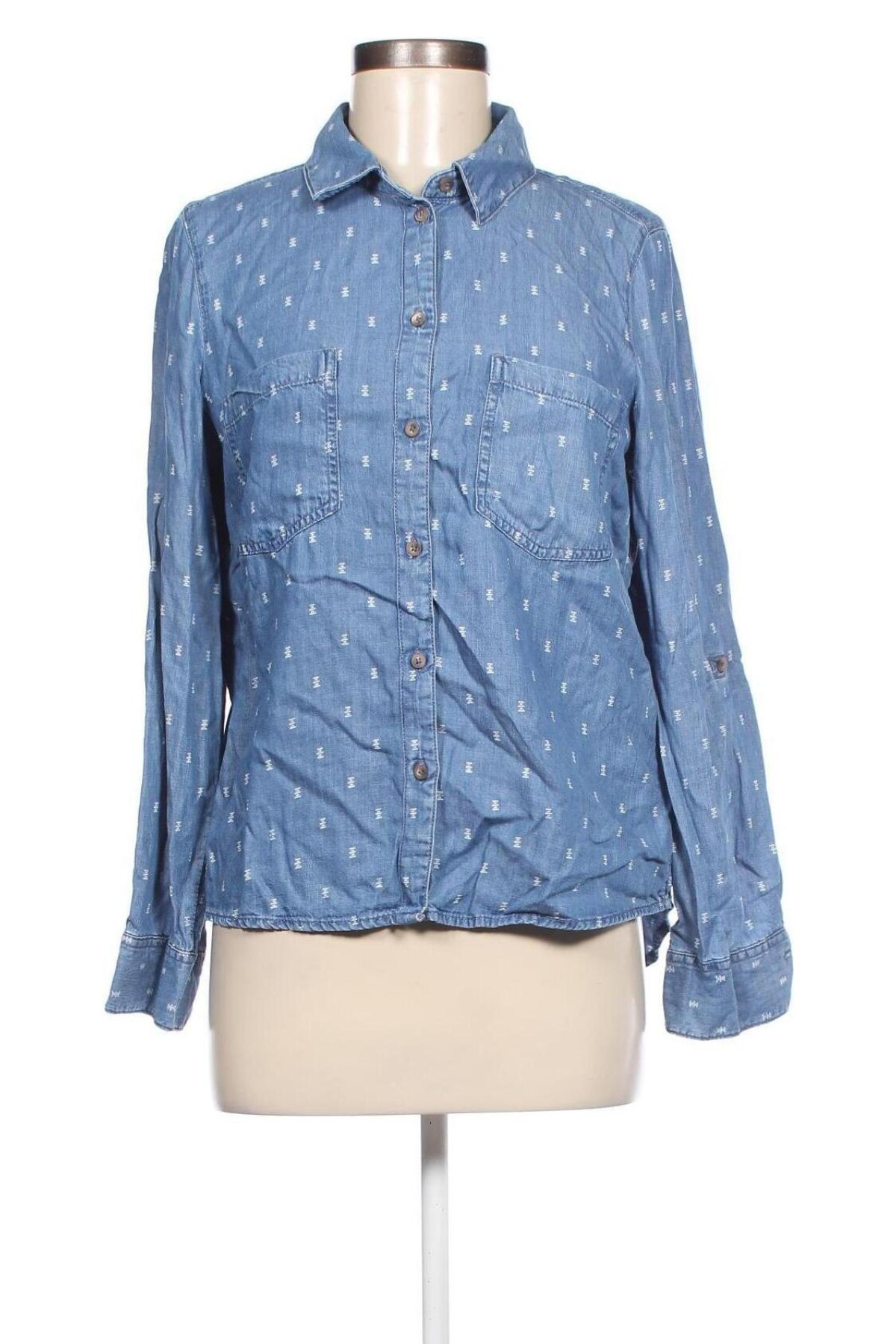 Γυναικείο πουκάμισο Yessica, Μέγεθος M, Χρώμα Μπλέ, Τιμή 3,09 €