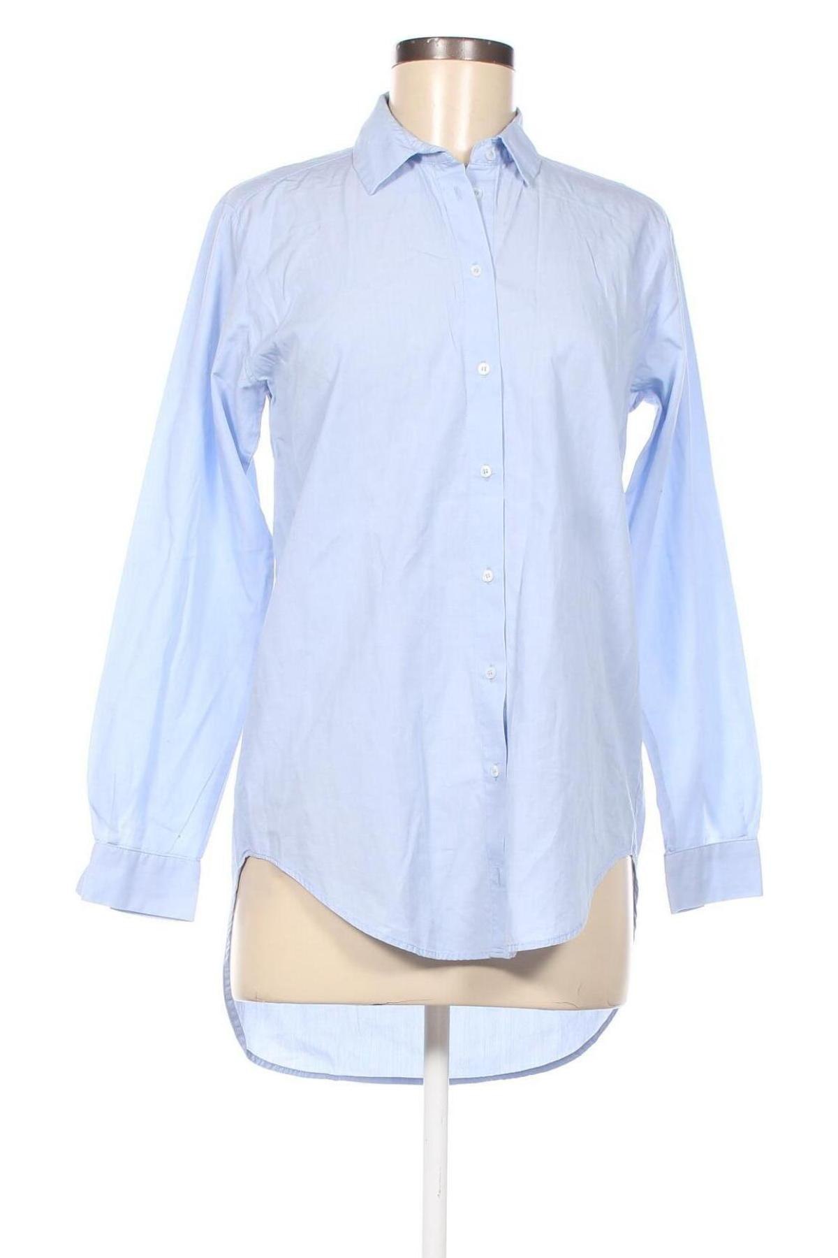 Γυναικείο πουκάμισο Zara, Μέγεθος S, Χρώμα Μπλέ, Τιμή 16,70 €