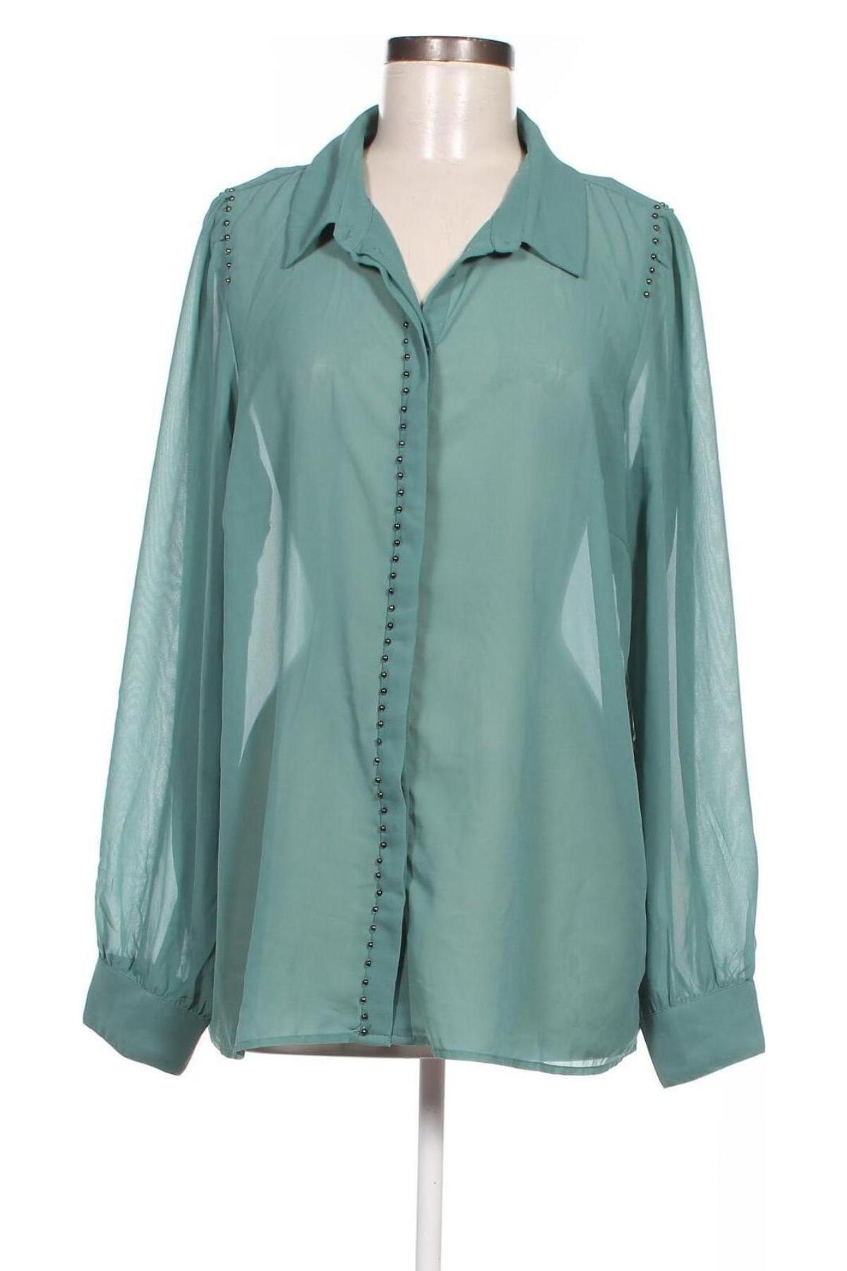 Damenbluse Zizzi, Größe S, Farbe Blau, Preis € 6,68