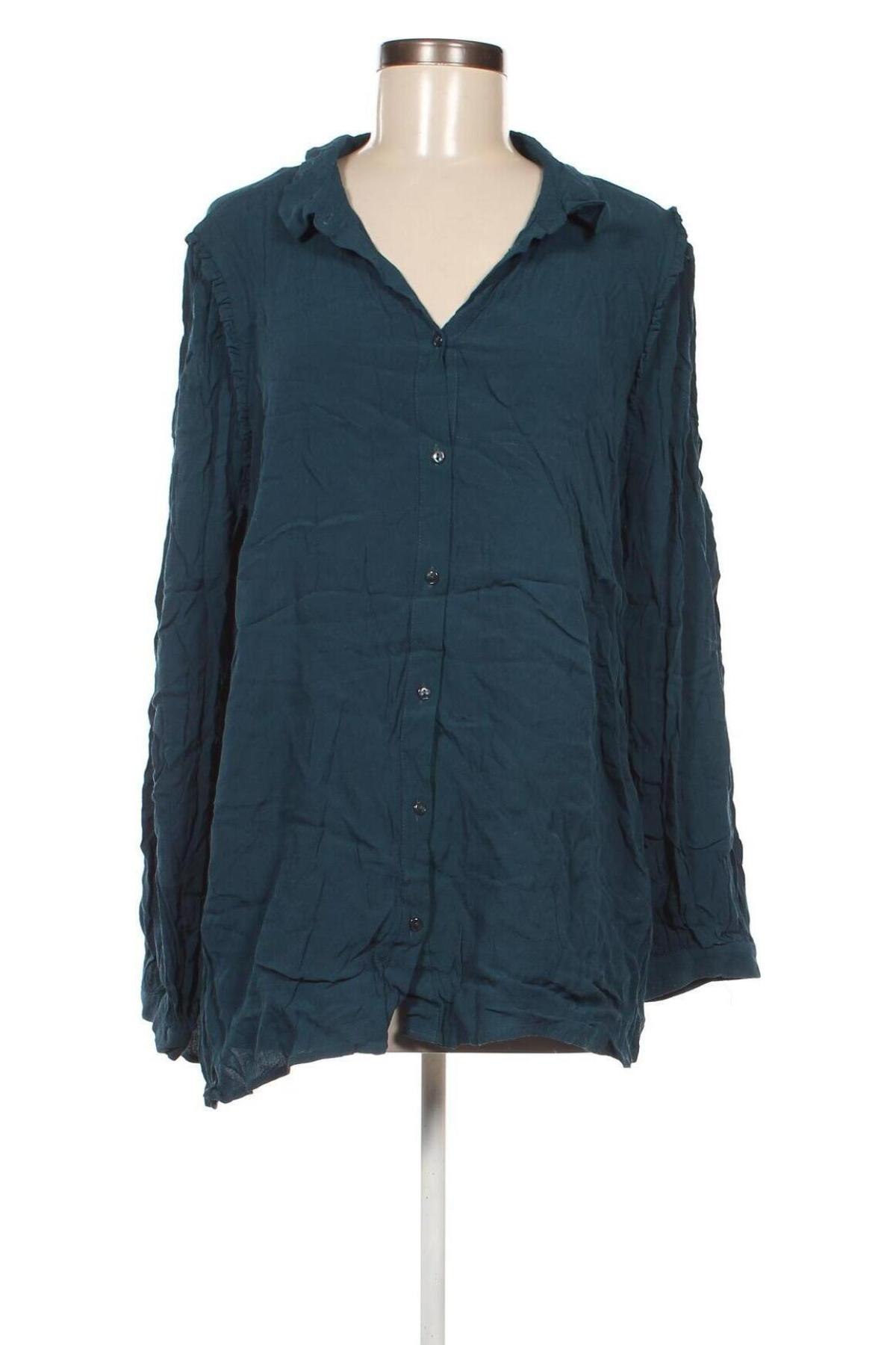 Damenbluse Zizzi, Größe L, Farbe Blau, Preis € 4,49