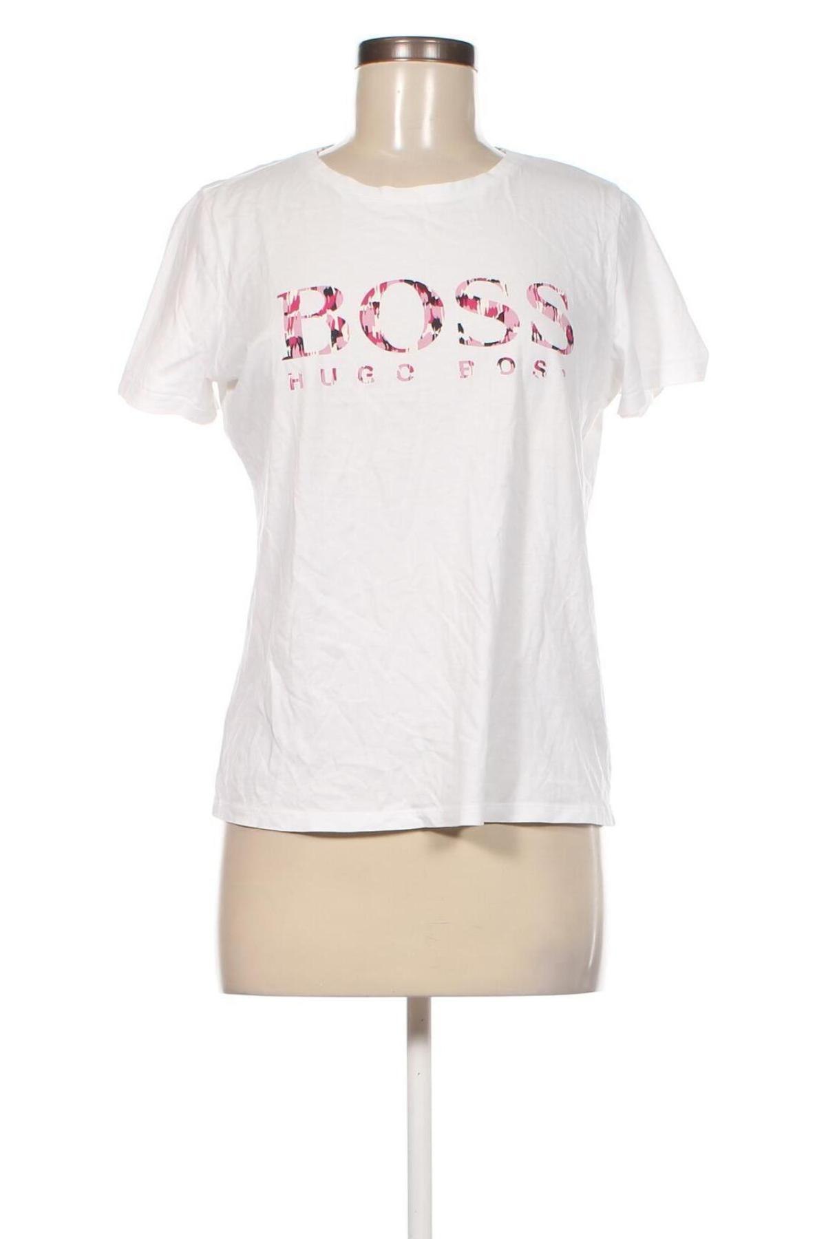 Tricou de femei BOSS, Mărime M, Culoare Alb, Preț 316,33 Lei