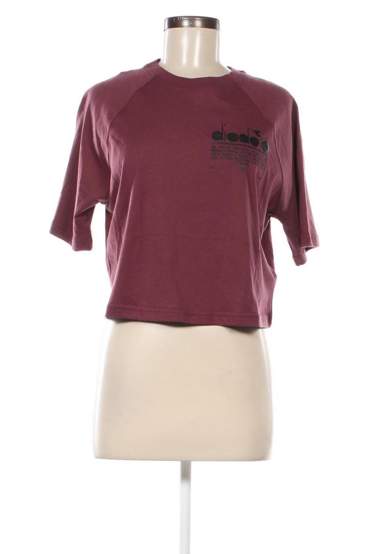 Damen T-Shirt Diadora, Größe S, Farbe Rot, Preis € 12,78