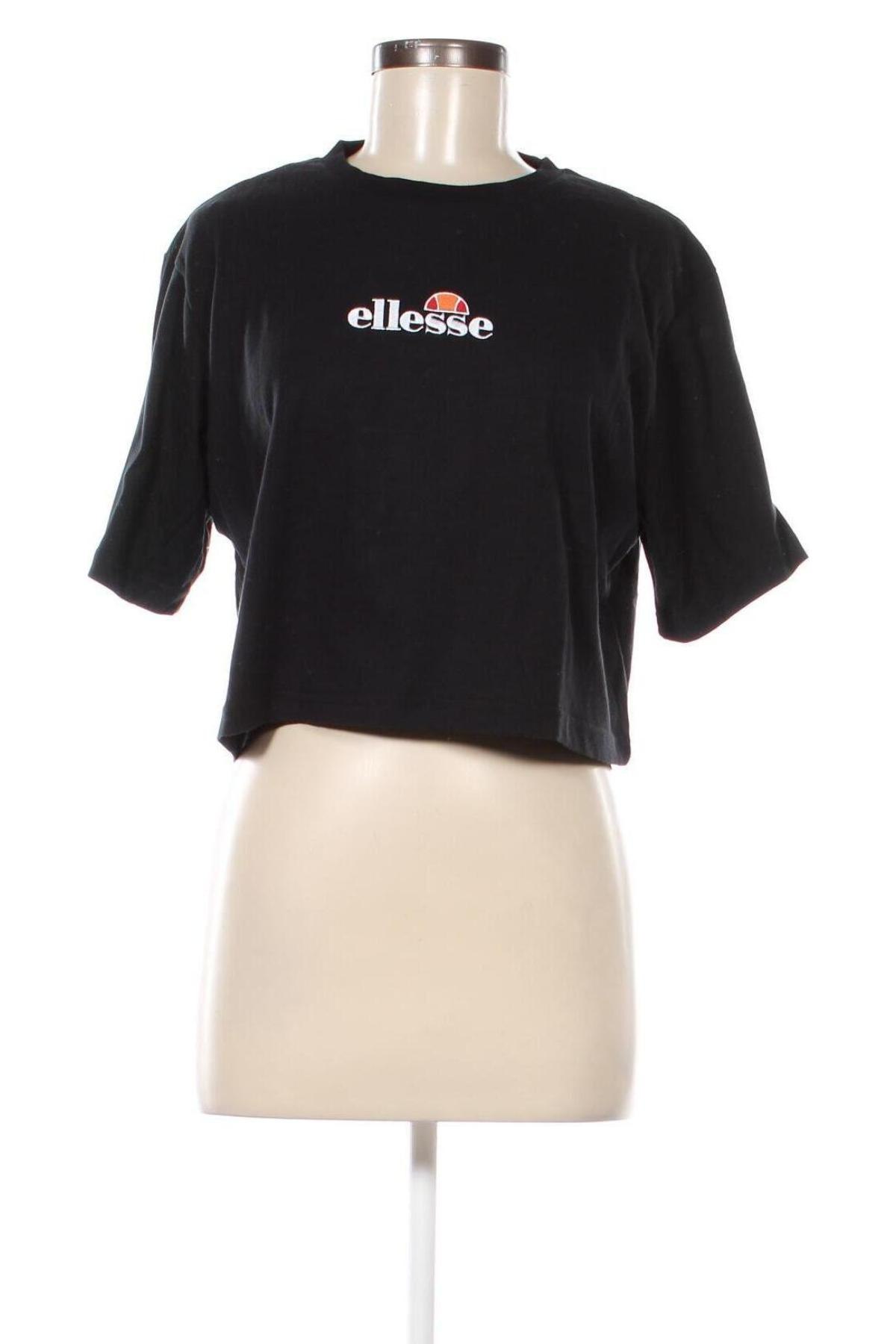 Γυναικείο t-shirt Ellesse, Μέγεθος L, Χρώμα Μαύρο, Τιμή 18,56 €