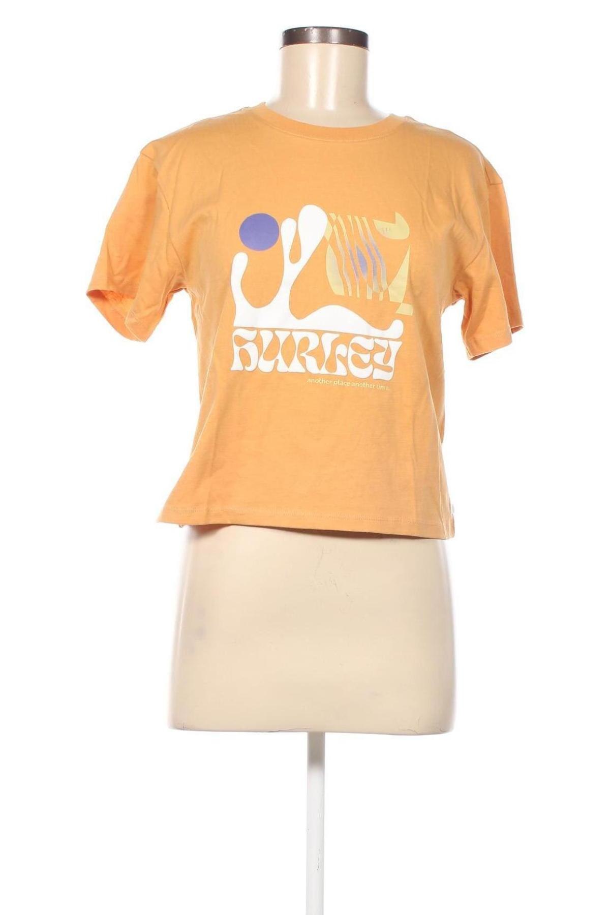 Дамска тениска Hurley, Размер S, Цвят Жълт, Цена 20,46 лв.