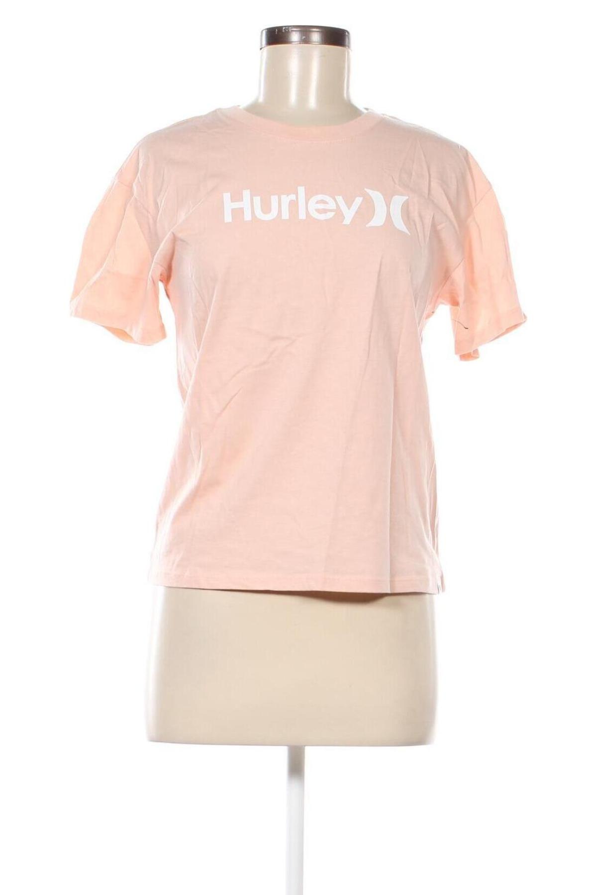 Damen T-Shirt Hurley, Größe S, Farbe Orange, Preis € 12,78