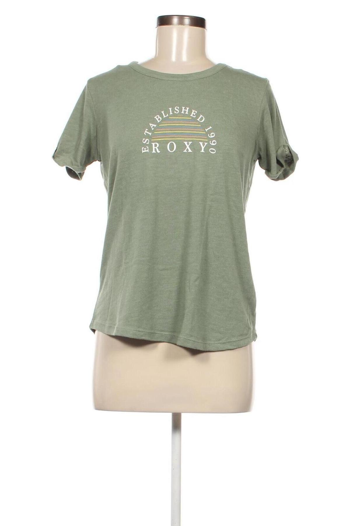 Damen T-Shirt Roxy, Größe S, Farbe Grün, Preis 8,91 €
