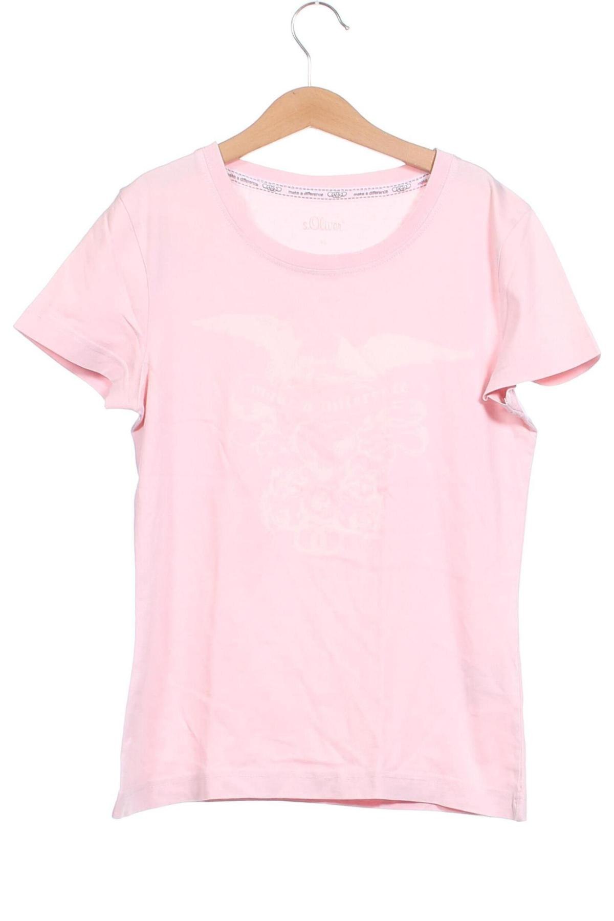 Дамска тениска S.Oliver, Размер XS, Цвят Розов, Цена 15,64 лв.