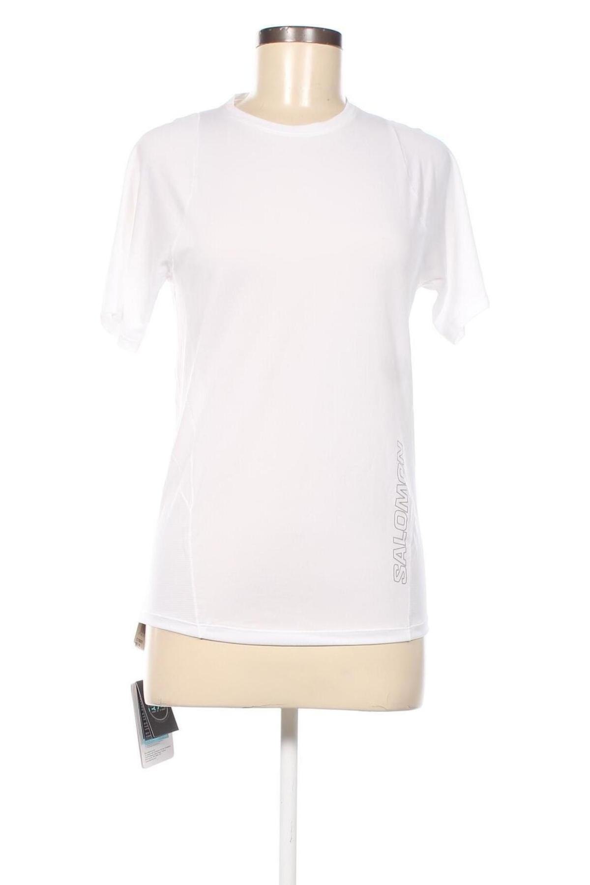 Γυναικείο t-shirt Salomon, Μέγεθος XS, Χρώμα Λευκό, Τιμή 14,84 €
