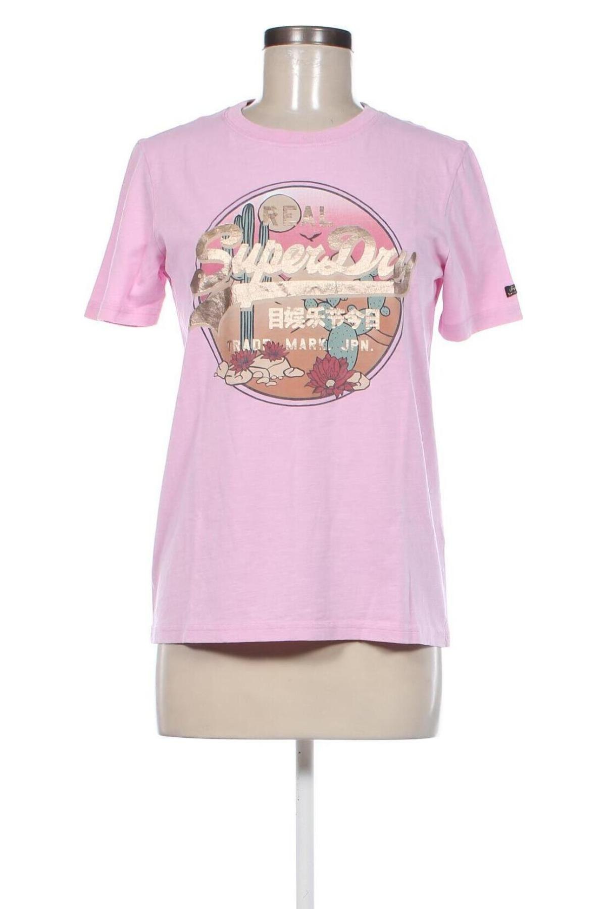 Dámské tričko Superdry, Velikost S, Barva Růžová, Cena  580,00 Kč