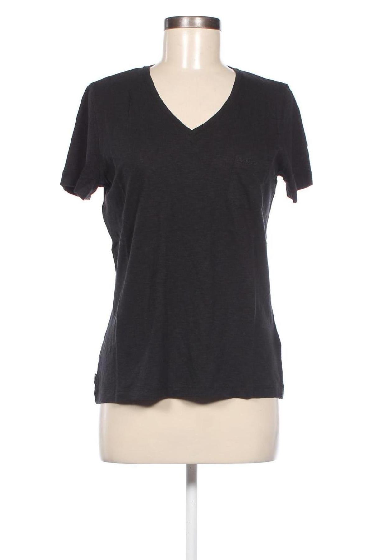 Γυναικείο t-shirt Superdry, Μέγεθος M, Χρώμα Μαύρο, Τιμή 8,25 €