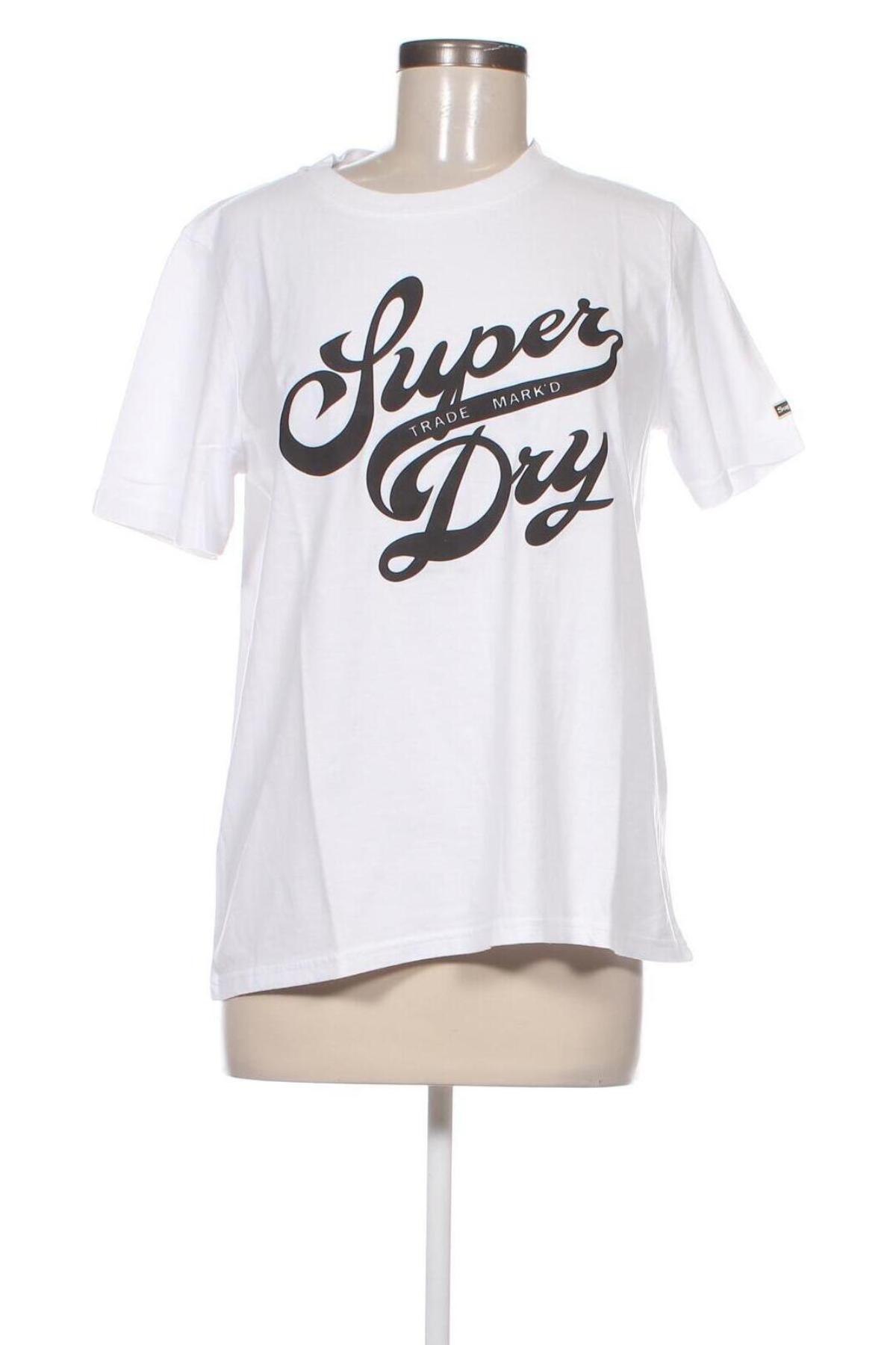 Дамска тениска Superdry, Размер M, Цвят Бял, Цена 40,00 лв.