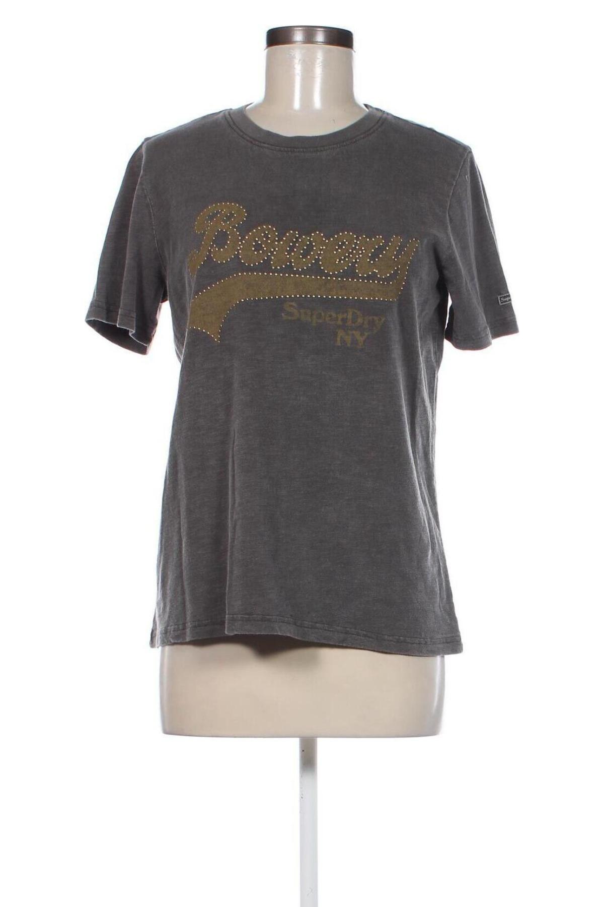 Γυναικείο t-shirt Superdry, Μέγεθος M, Χρώμα Καφέ, Τιμή 20,62 €