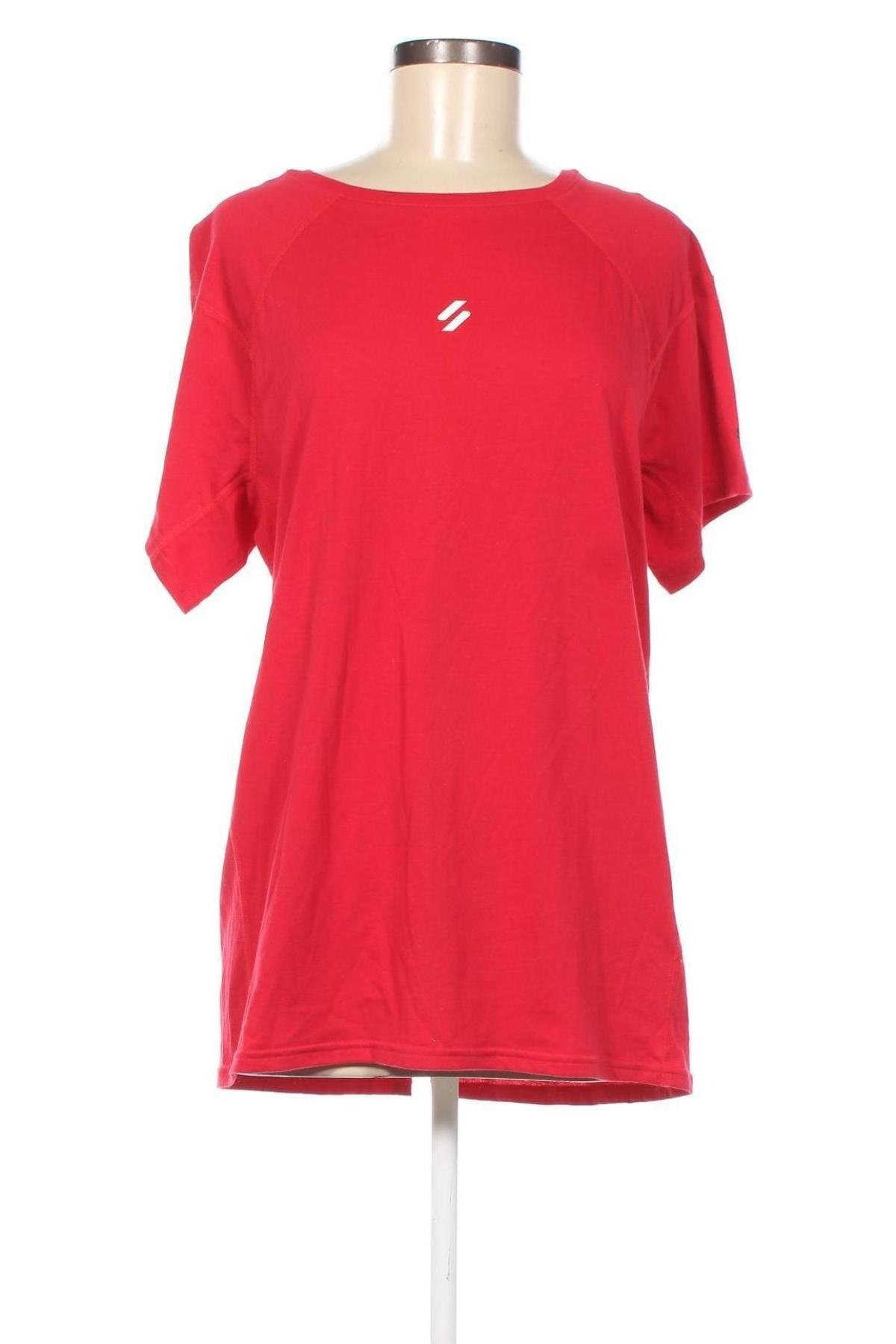 Дамска тениска Superdry, Размер M, Цвят Червен, Цена 40,00 лв.