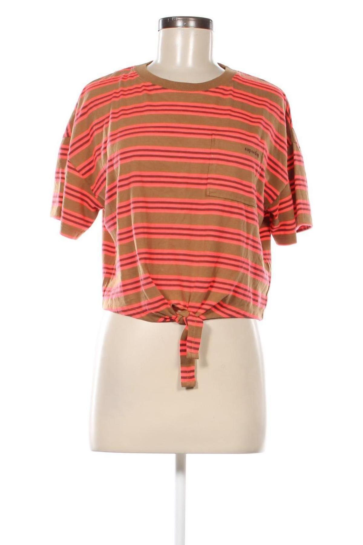 Damen T-Shirt Superdry, Größe M, Farbe Mehrfarbig, Preis 20,62 €