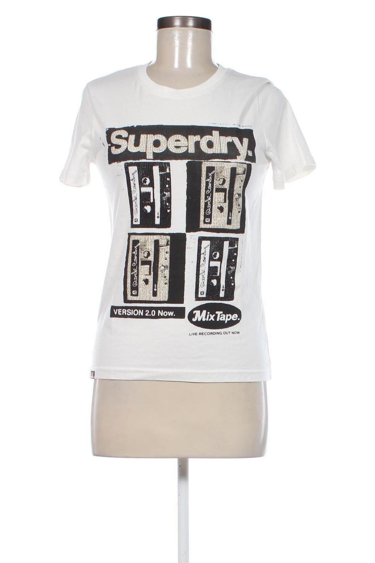 Dámske tričko Superdry, Veľkosť M, Farba Biela, Cena  20,62 €