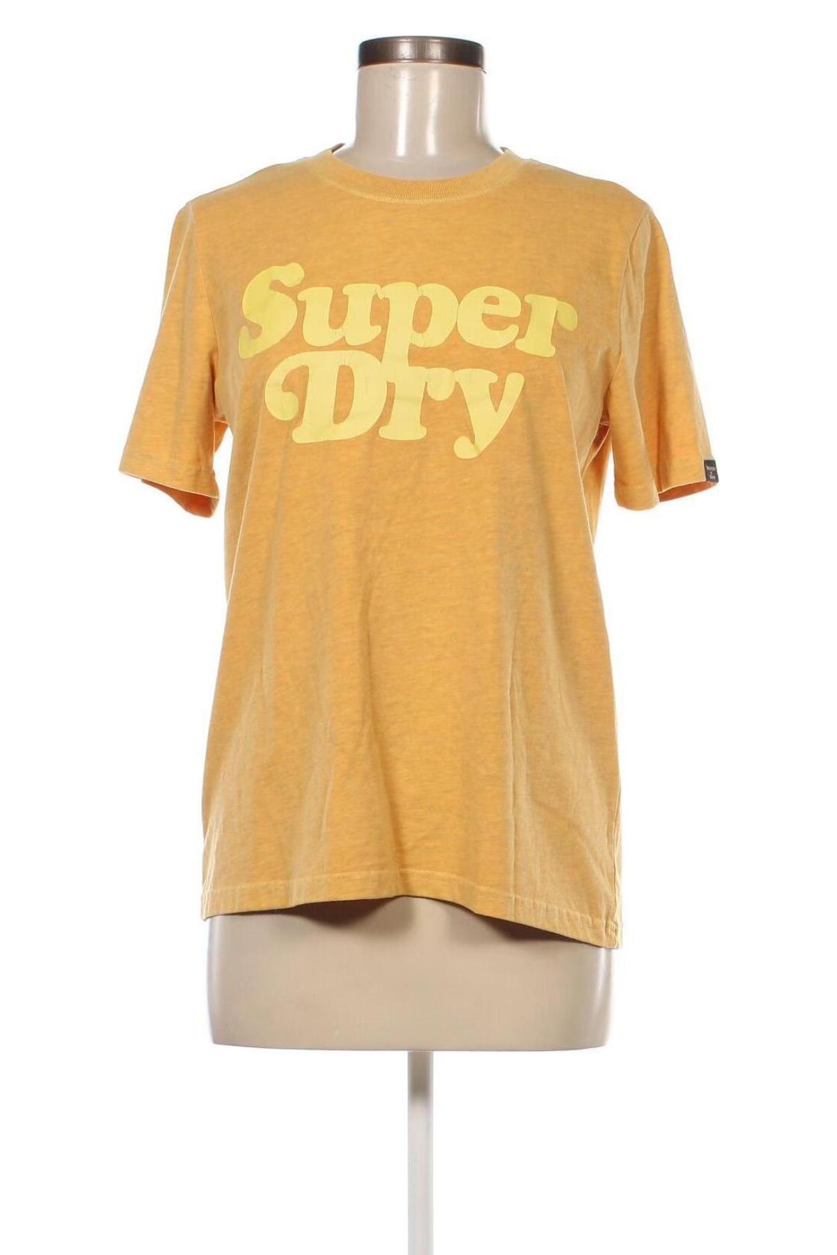 Damen T-Shirt Superdry, Größe M, Farbe Gelb, Preis € 20,62