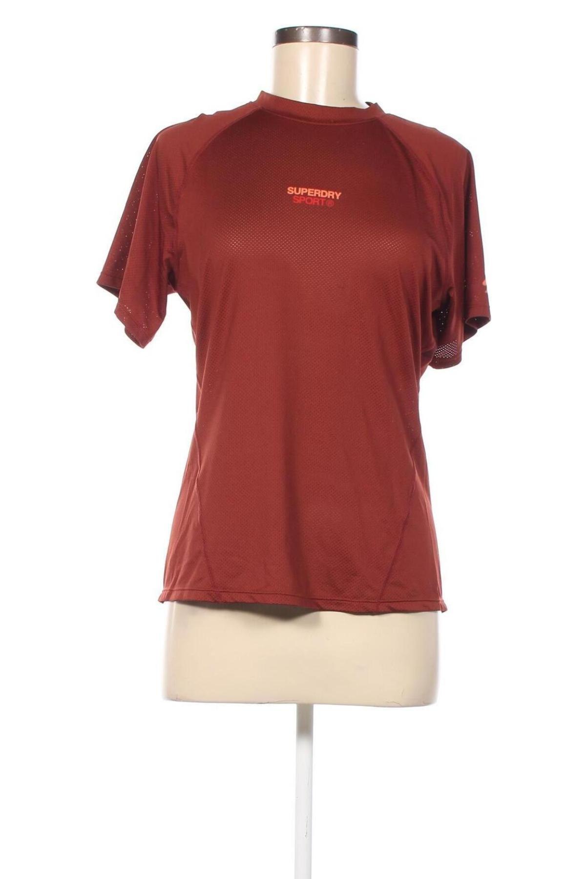 Damen T-Shirt Superdry, Größe M, Farbe Braun, Preis 11,14 €