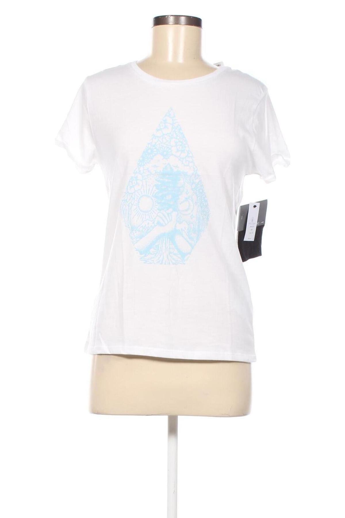 Damen T-Shirt Volcom, Größe S, Farbe Weiß, Preis € 31,96