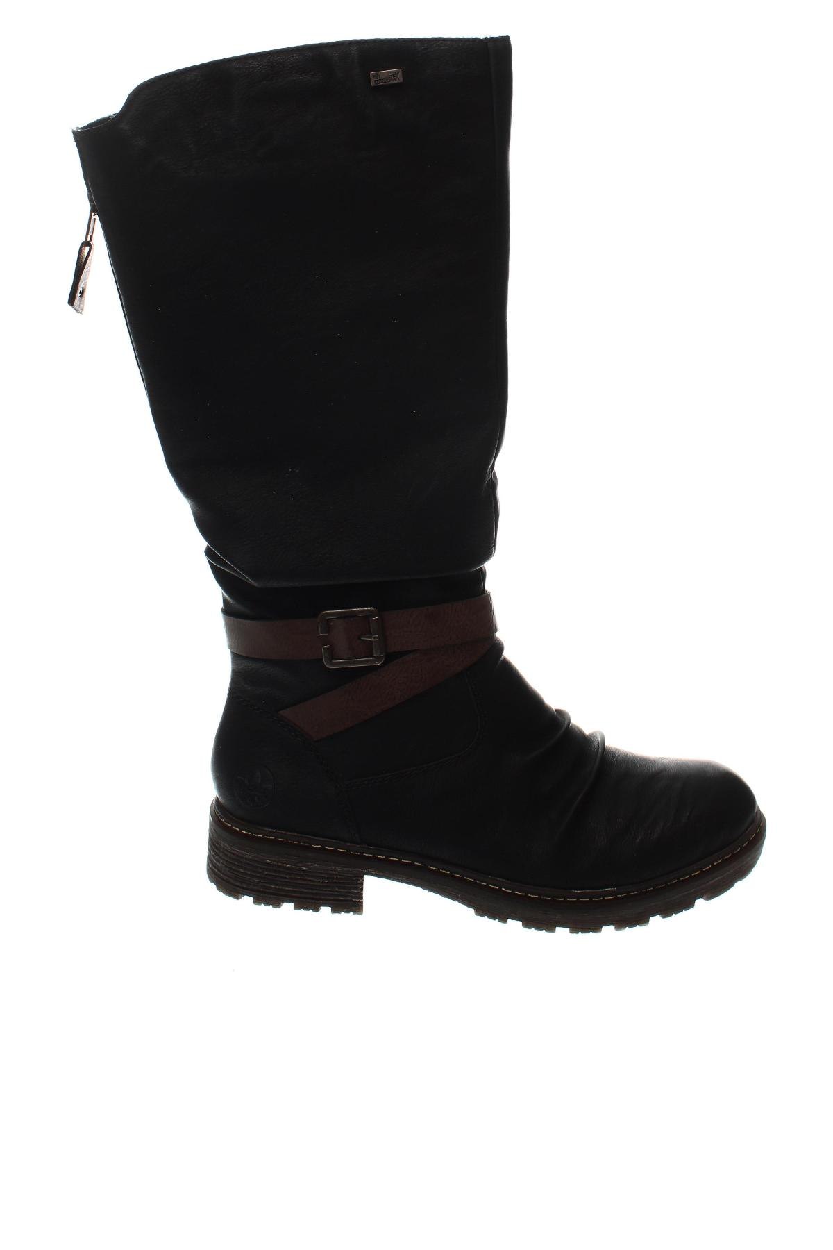 Γυναικείες μπότες Rieker, Μέγεθος 40, Χρώμα Μαύρο, Τιμή 32,97 €