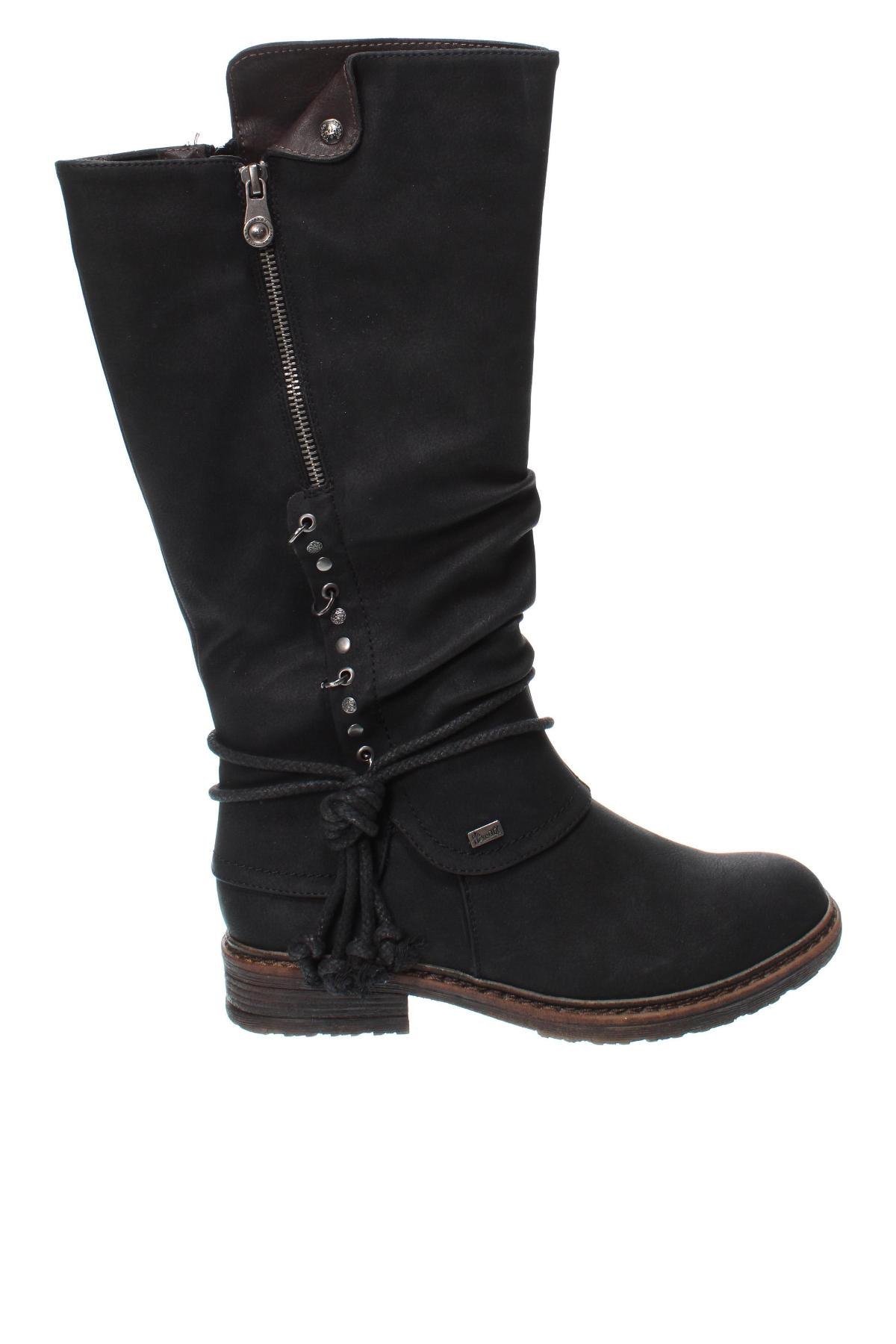 Γυναικείες μπότες Rieker, Μέγεθος 39, Χρώμα Μαύρο, Τιμή 42,62 €