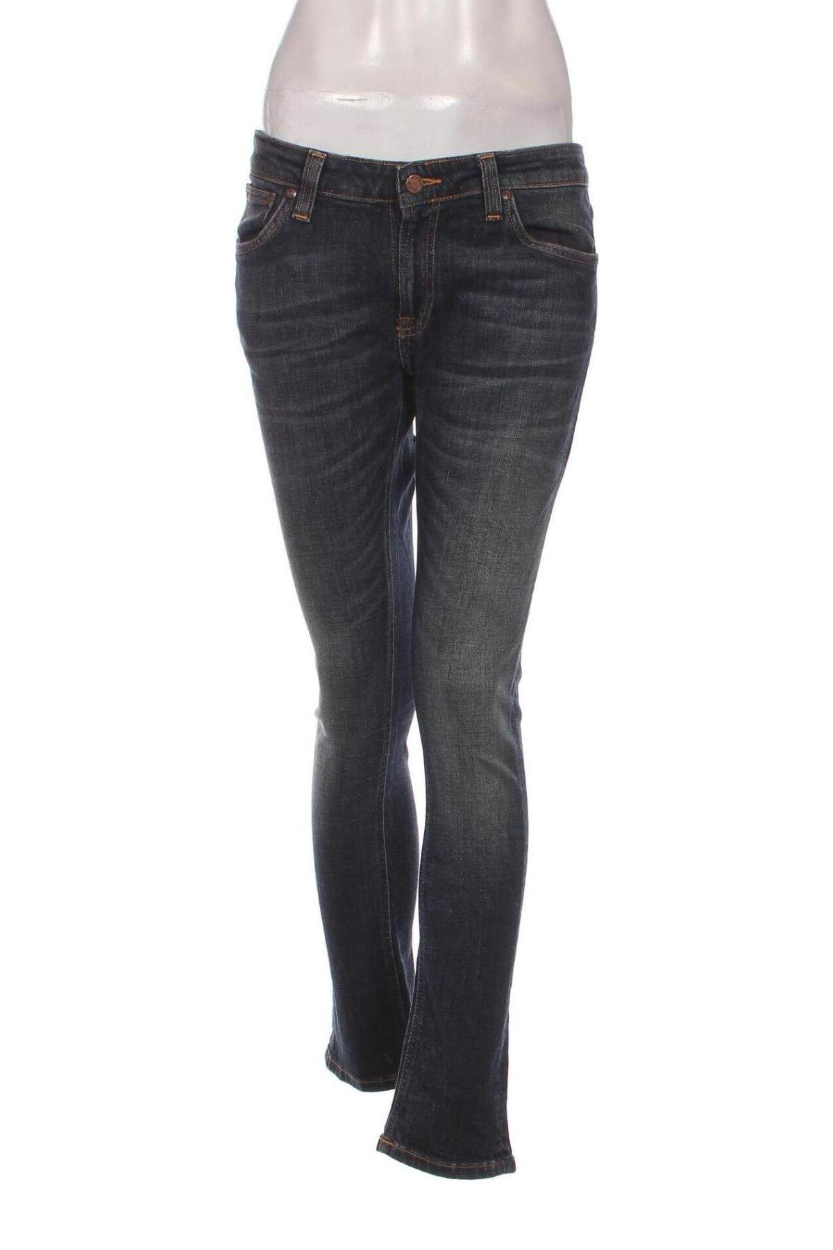 Дамски дънки Nudie Jeans Co, Размер M, Цвят Син, Цена 24,75 лв.