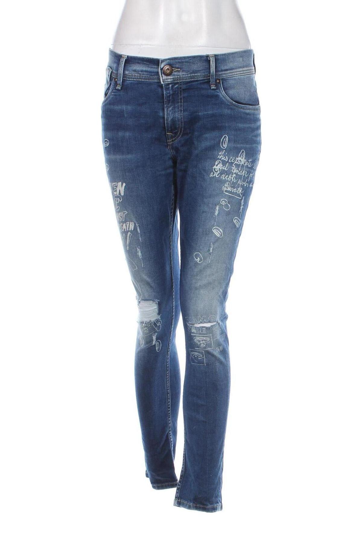 Dámske džínsy  Andy Warhol By Pepe Jeans, Veľkosť XL, Farba Modrá, Cena  14,89 €