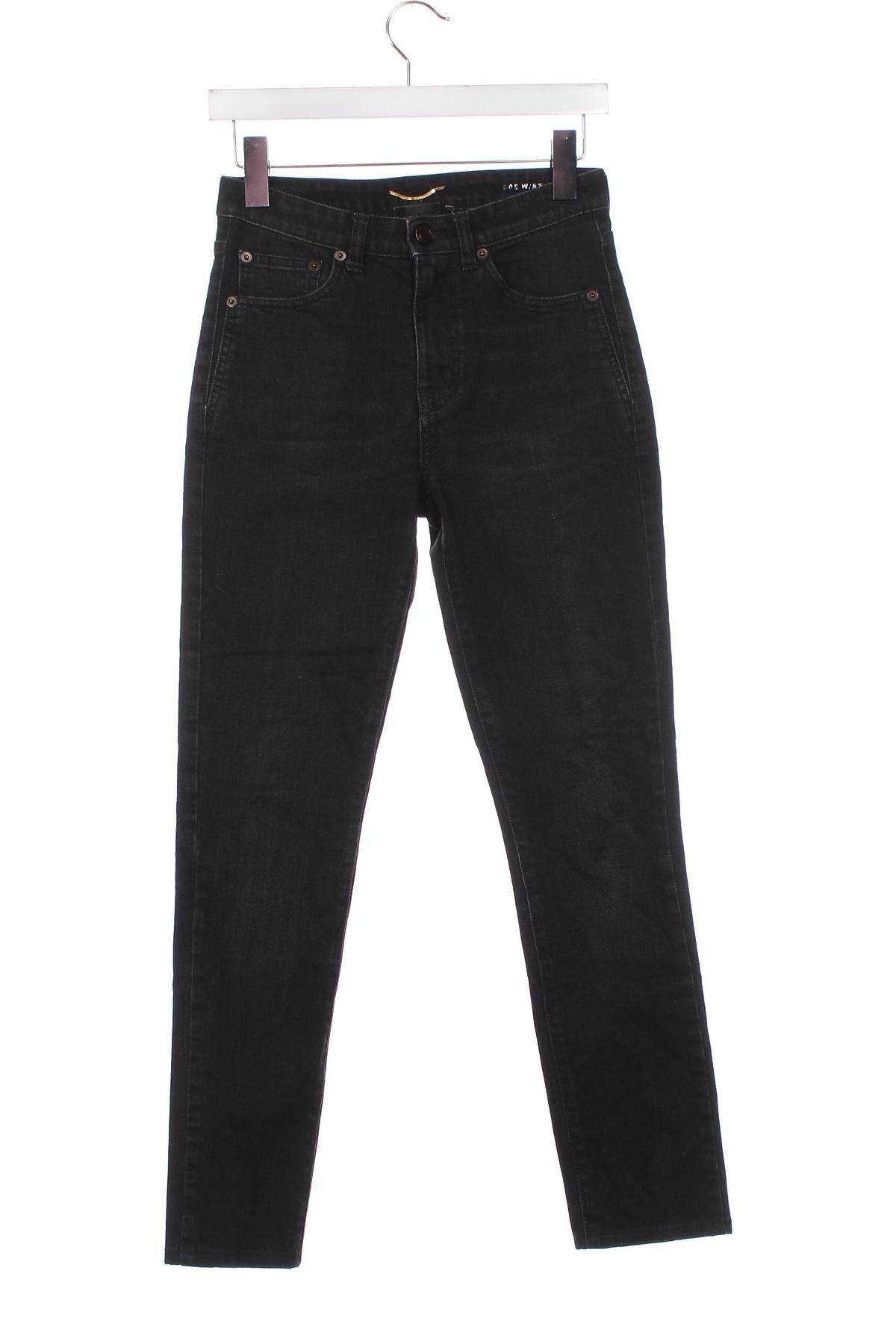 Damskie jeansy Saint Laurent, Rozmiar S, Kolor Czarny, Cena 415,63 zł