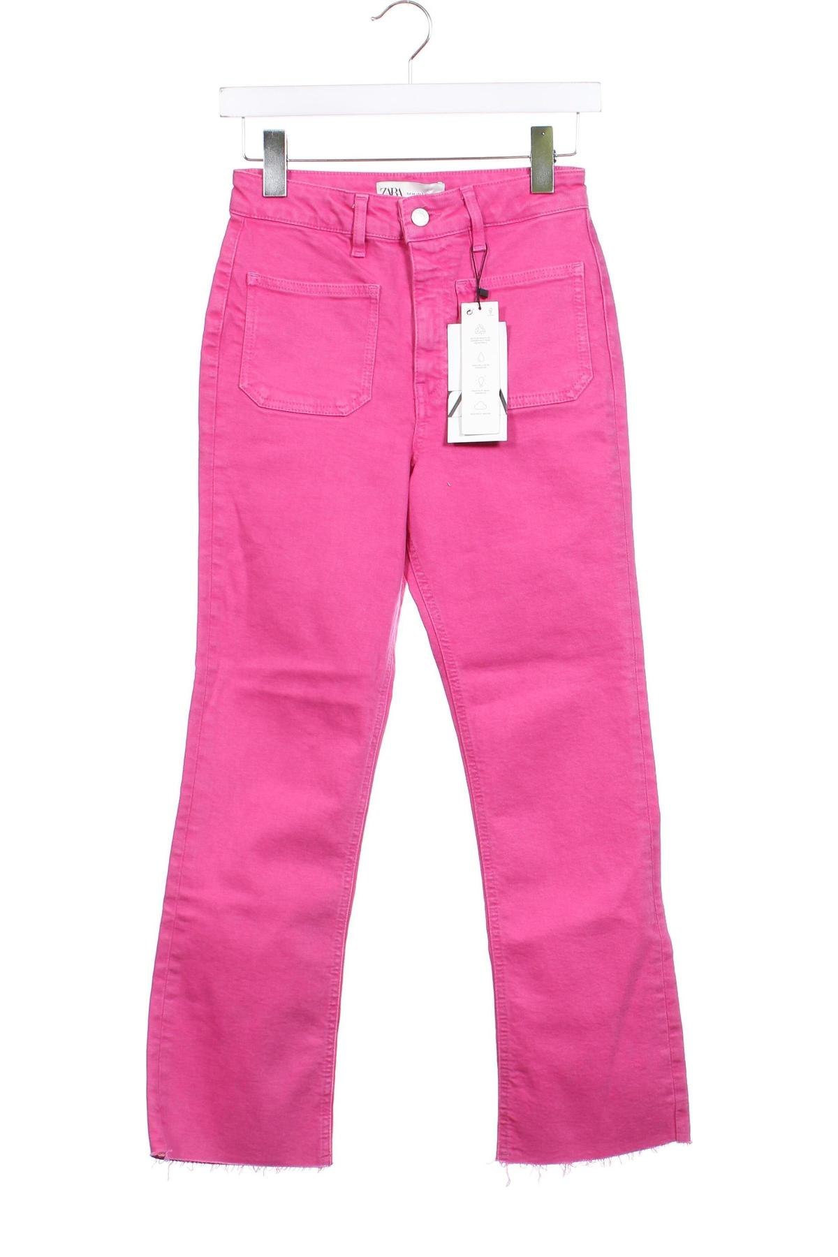 Damen Jeans Zara, Größe XS, Farbe Rosa, Preis € 18,12