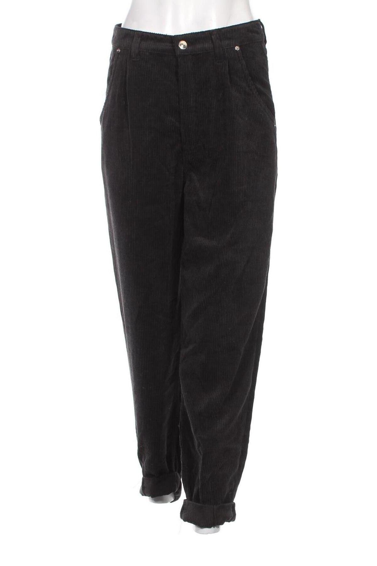 Γυναικείο κοτλέ παντελόνι, Μέγεθος M, Χρώμα Μαύρο, Τιμή 4,13 €
