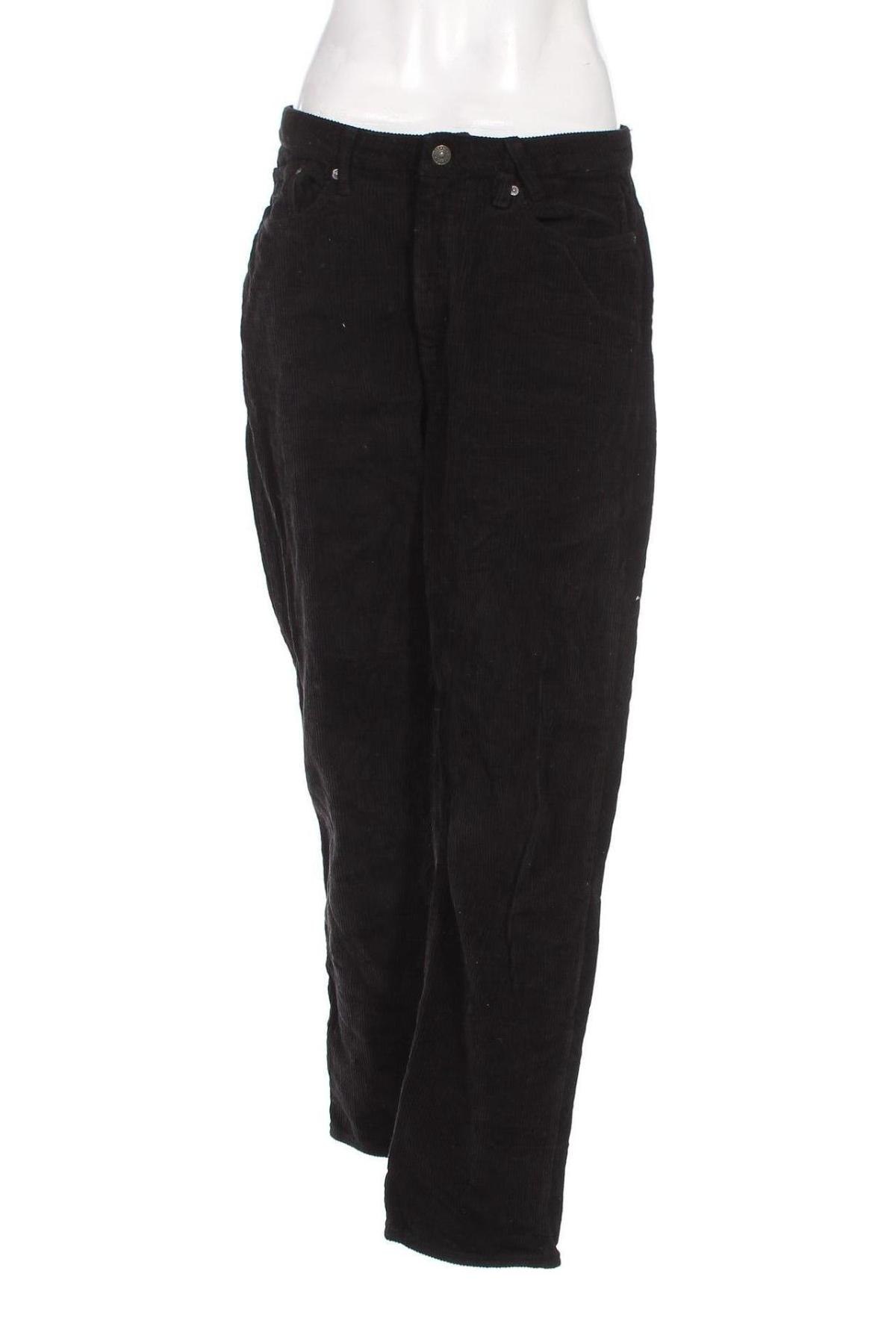Γυναικείο κοτλέ παντελόνι America Today, Μέγεθος M, Χρώμα Μαύρο, Τιμή 4,84 €