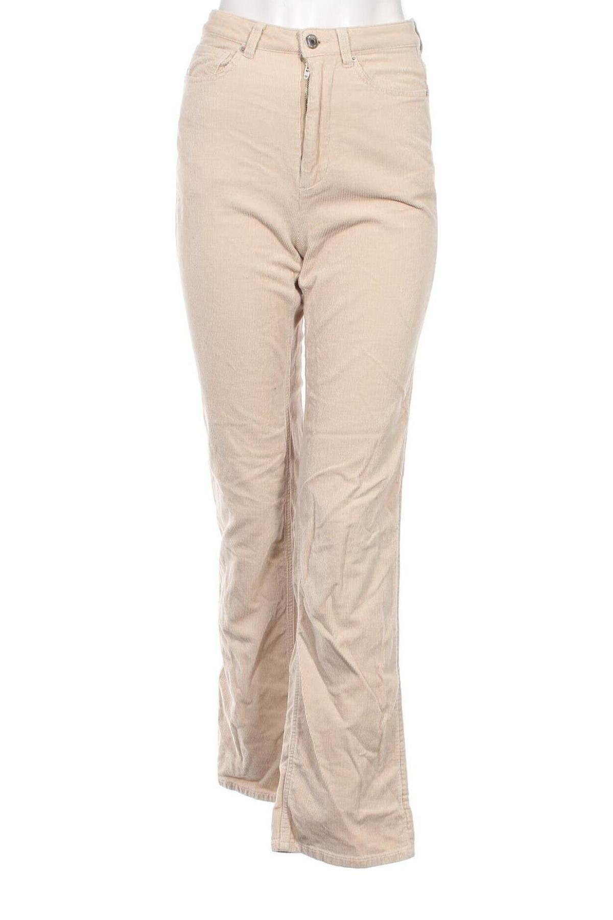 Pantaloni de velvet de femei Bik Bok, Mărime S, Culoare Bej, Preț 20,99 Lei