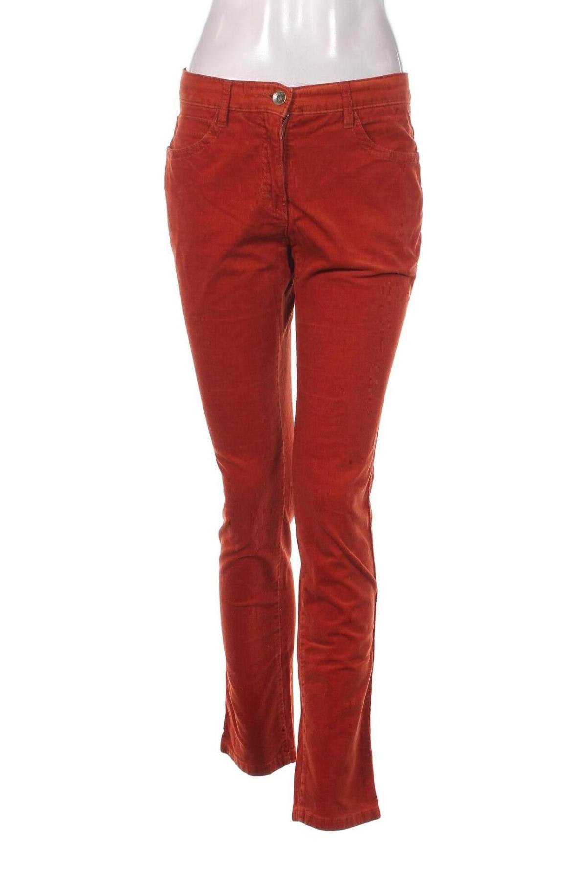 Pantaloni de velvet de femei Brax, Mărime S, Culoare Roșu, Preț 121,10 Lei