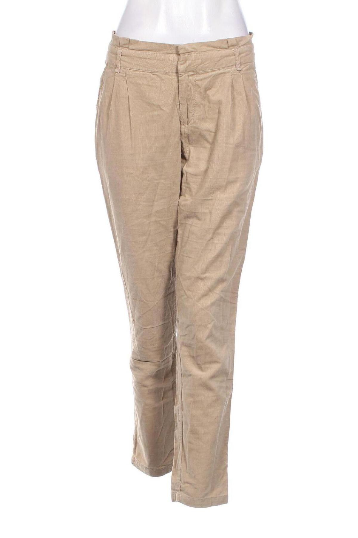 Pantaloni de velvet de femei Colours Of The World, Mărime M, Culoare Bej, Preț 17,17 Lei