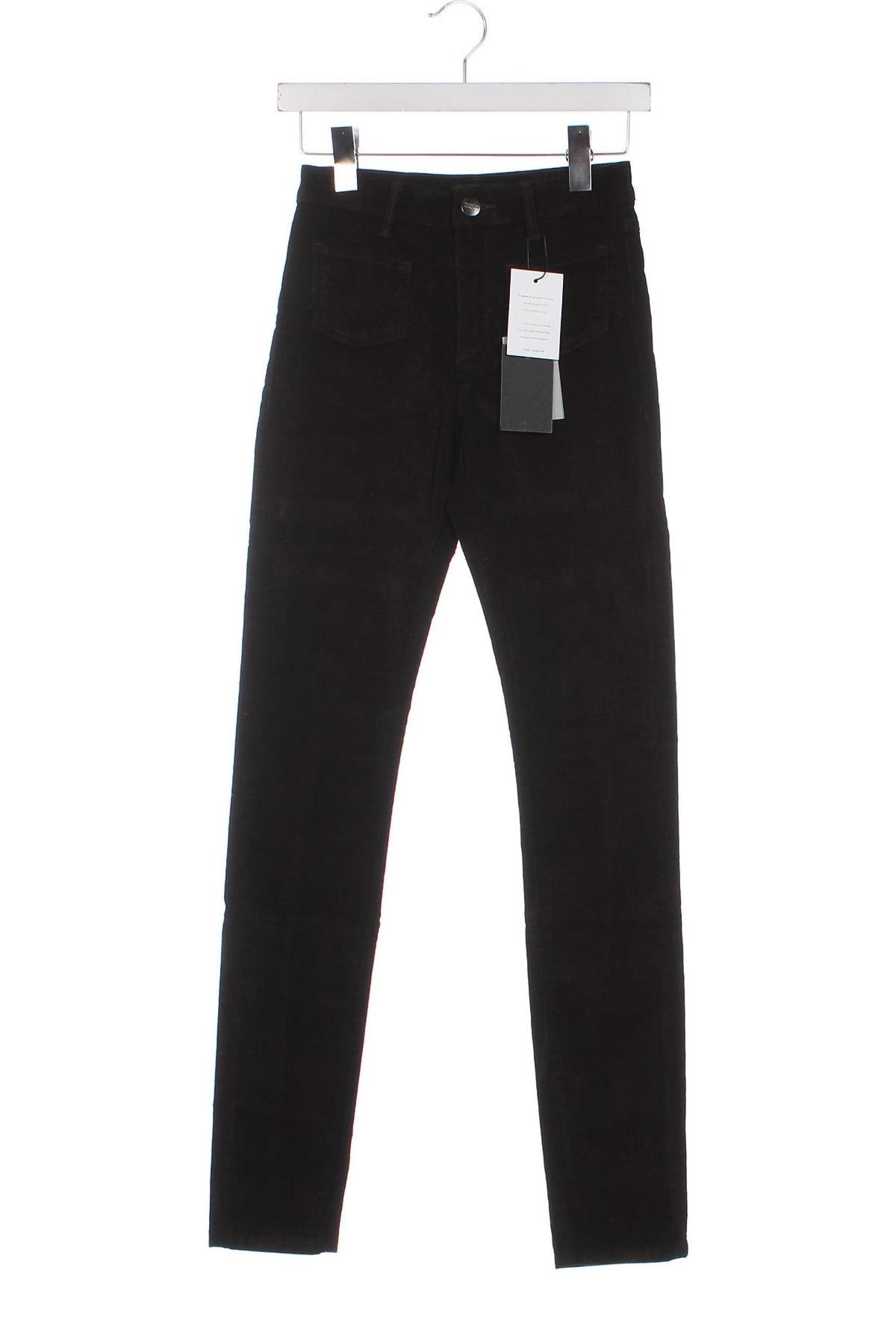 Pantaloni de velvet de femei Cop.copine, Mărime XS, Culoare Maro, Preț 153,95 Lei