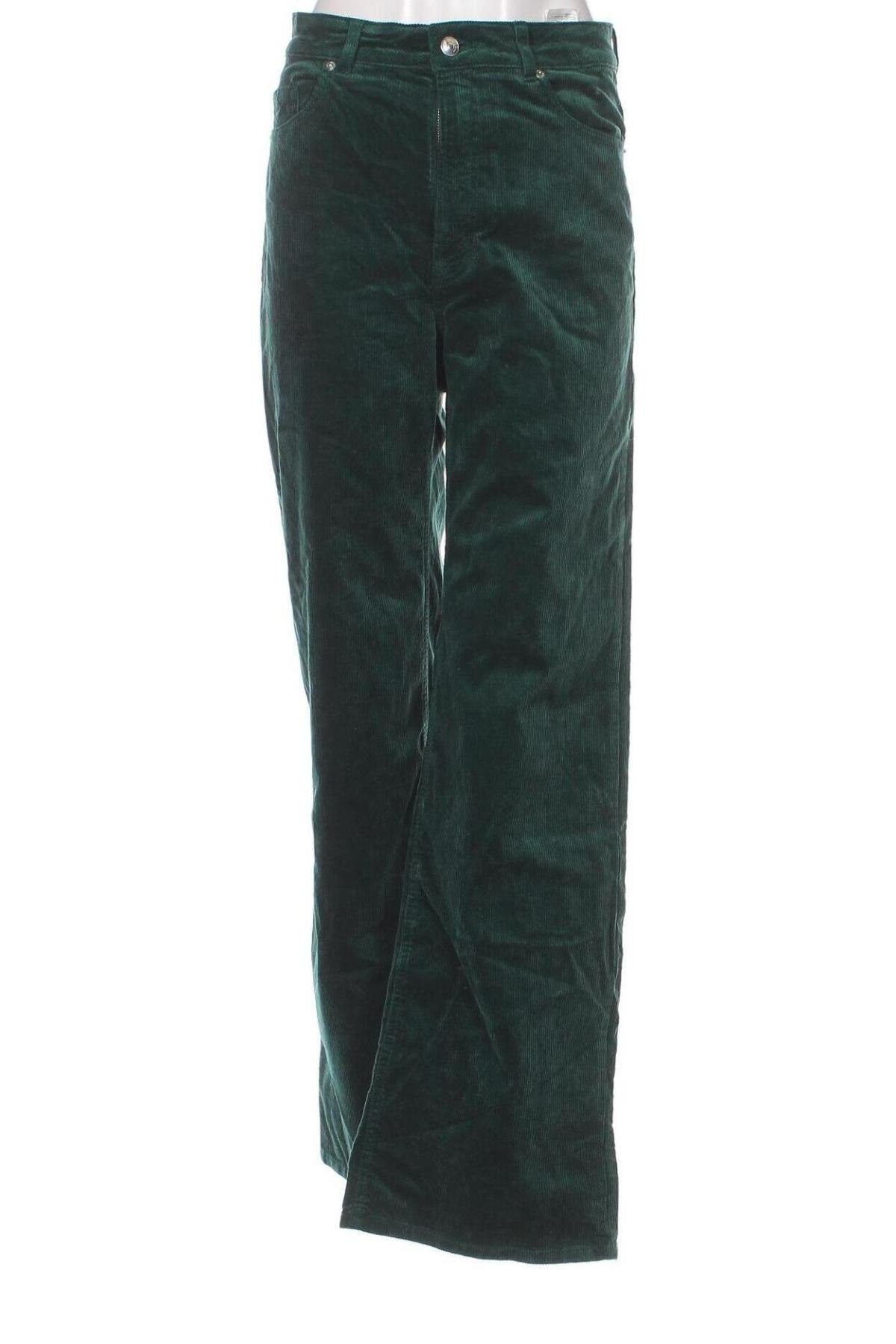 Дамски джинси H&M Divided, Размер M, Цвят Зелен, Цена 46,00 лв.