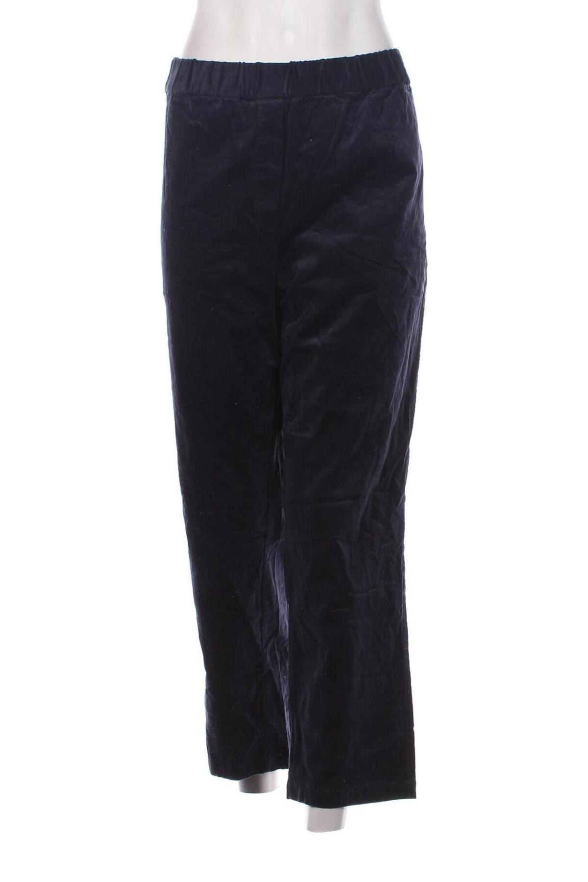 Pantaloni de velvet de femei Hessnatur, Mărime XXL, Culoare Albastru, Preț 89,47 Lei