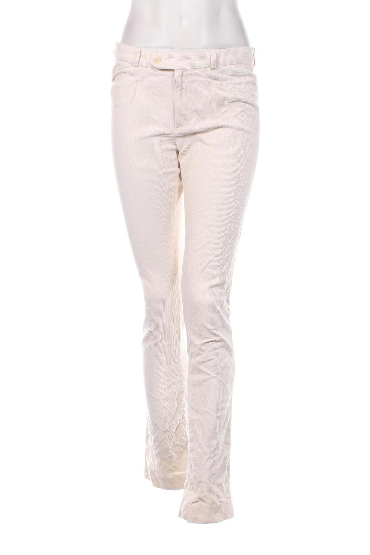 Pantaloni de velvet de femei Joseph, Mărime M, Culoare Ecru, Preț 267,38 Lei
