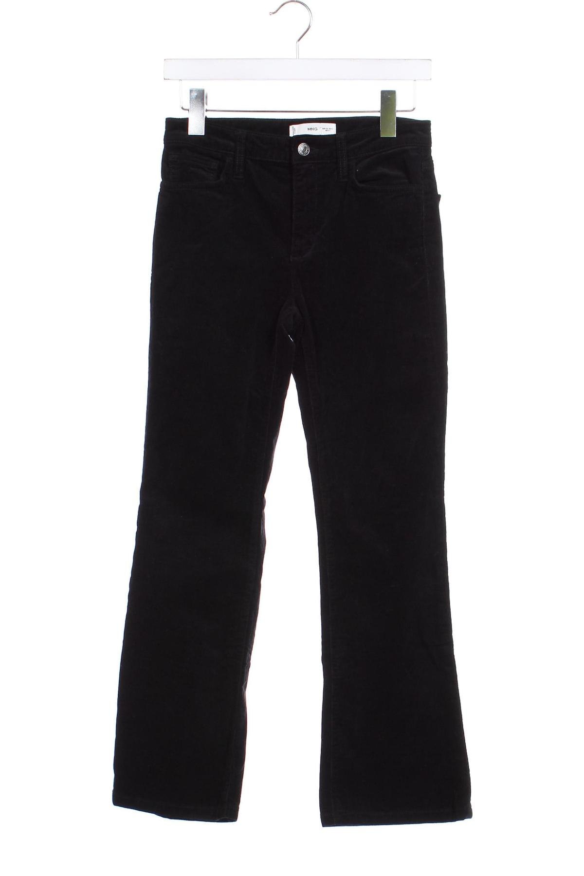 Дамски джинси Mango, Размер XS, Цвят Черен, Цена 15,96 лв.